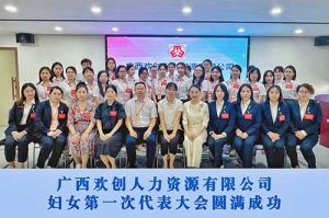 巾帼力量！广西华体会体育·（中国）官方登录入口人力资源有限公司妇女第一次代表大会胜利召开